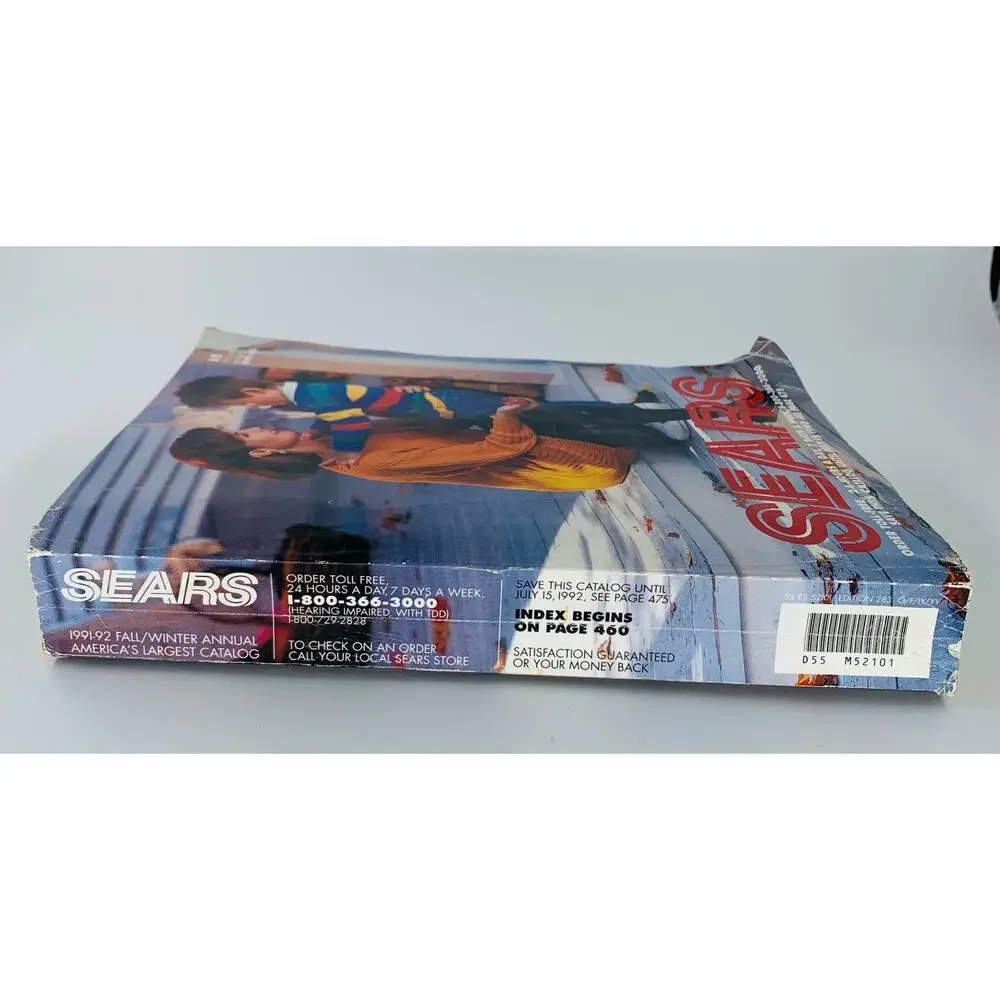 Sears Roebuck Catalog 1991 - 92 Vintage Big Book Fall Winter Fashion Home Decor